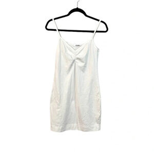 LAMade White Cami Tank Top V-Neck Mini Dress in White NWOT